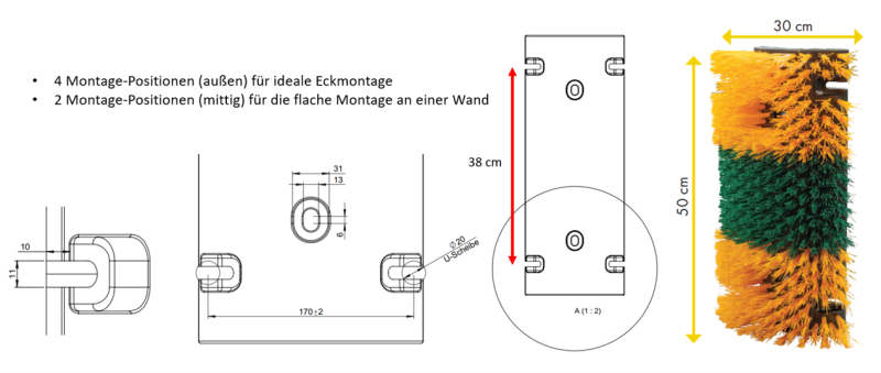 Kratzbürste Multifix