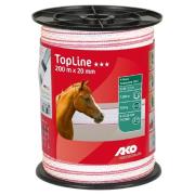 Weidezaunband TopLine weiß-pink